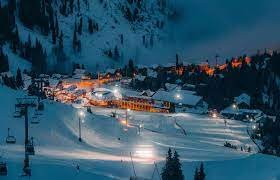 Shymbulak Ski Resort in winter